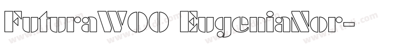 FuturaW00 EugeniaNor字体转换